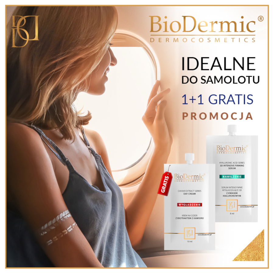 Biodermic Dermocosmetics- kosmetyki idealne do samolotu