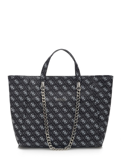 Guess Nikki Floral Chain Tote Bag