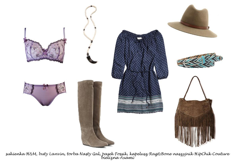 Stylizacje Boho z ubraniami Axami, H&M Stylizacje Boho z ubraniami Axami, H&M