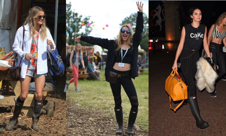  Stylizacje Hunter podczas festiwalu w Glastonbury