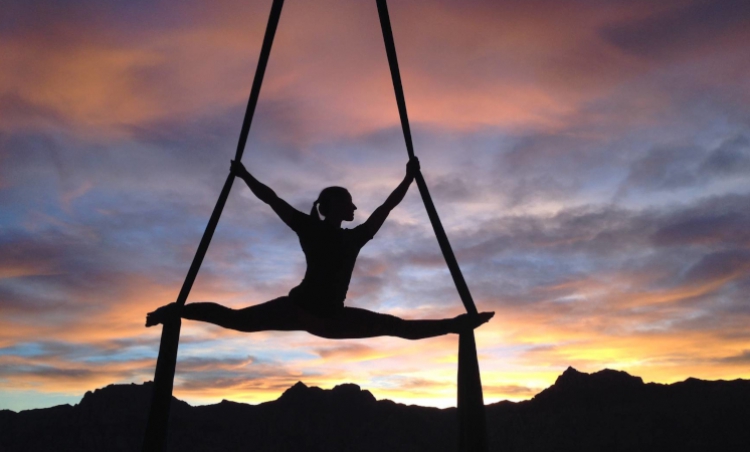 Aerial yoga