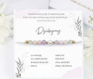 bransoletka dla nauczyciela