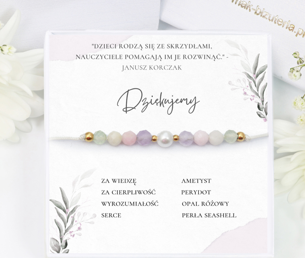 bransoletka dla nauczyciela